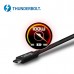 CalDigit 加州数位 Thunderbolt 3 Cable 40Gb/s 雷电3数据线100W 20V 5A  0.7米